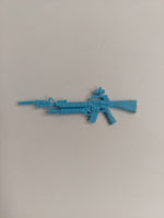 Vintage G.I. Joe Cobra Crimson Guard Light Blue Bayonet Rifle Gun Accessory Part