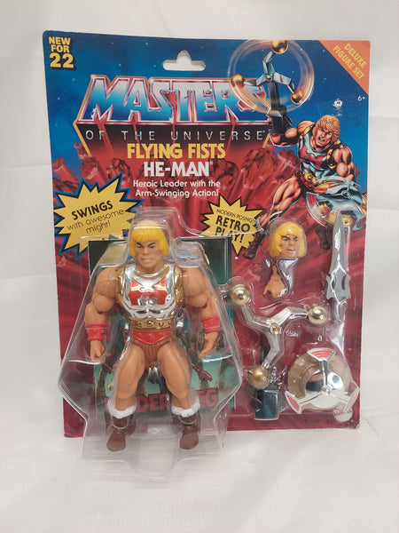 Masters of the Universe Flying Fists He-Man Deluxe Figure Set