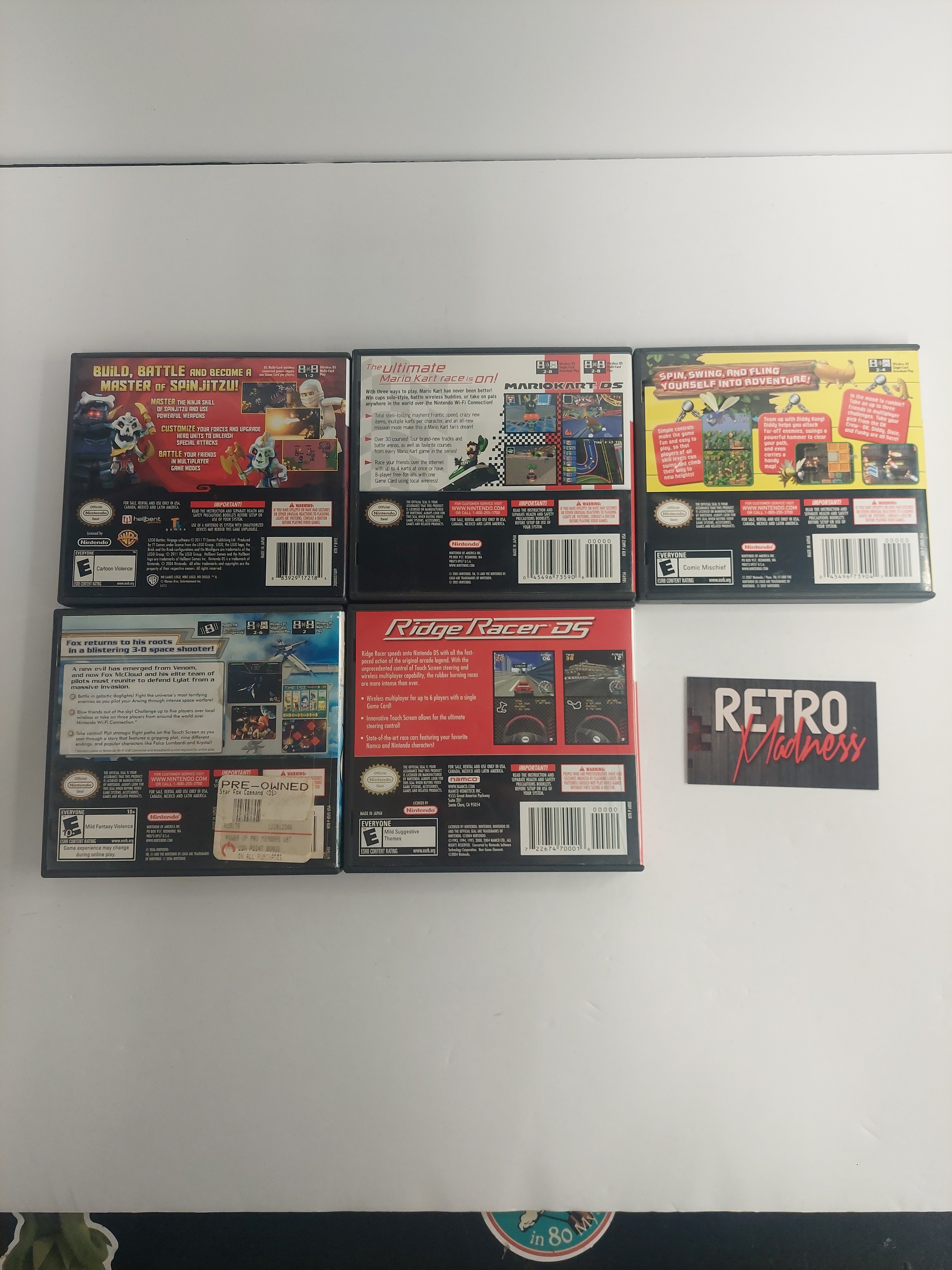 Nintendo DS Game Cases No Games Lot A