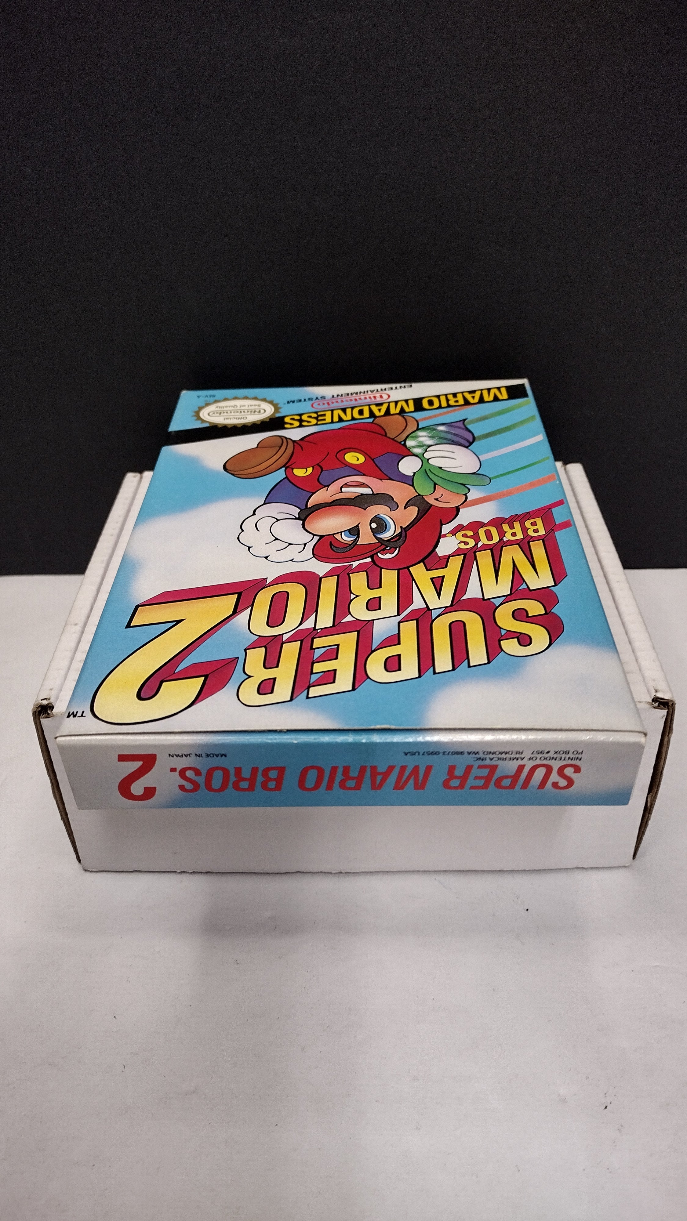 Vintage 1988 Nintendo NES Super Mario Bros. 2 (CIB - Missing Styrofoam)