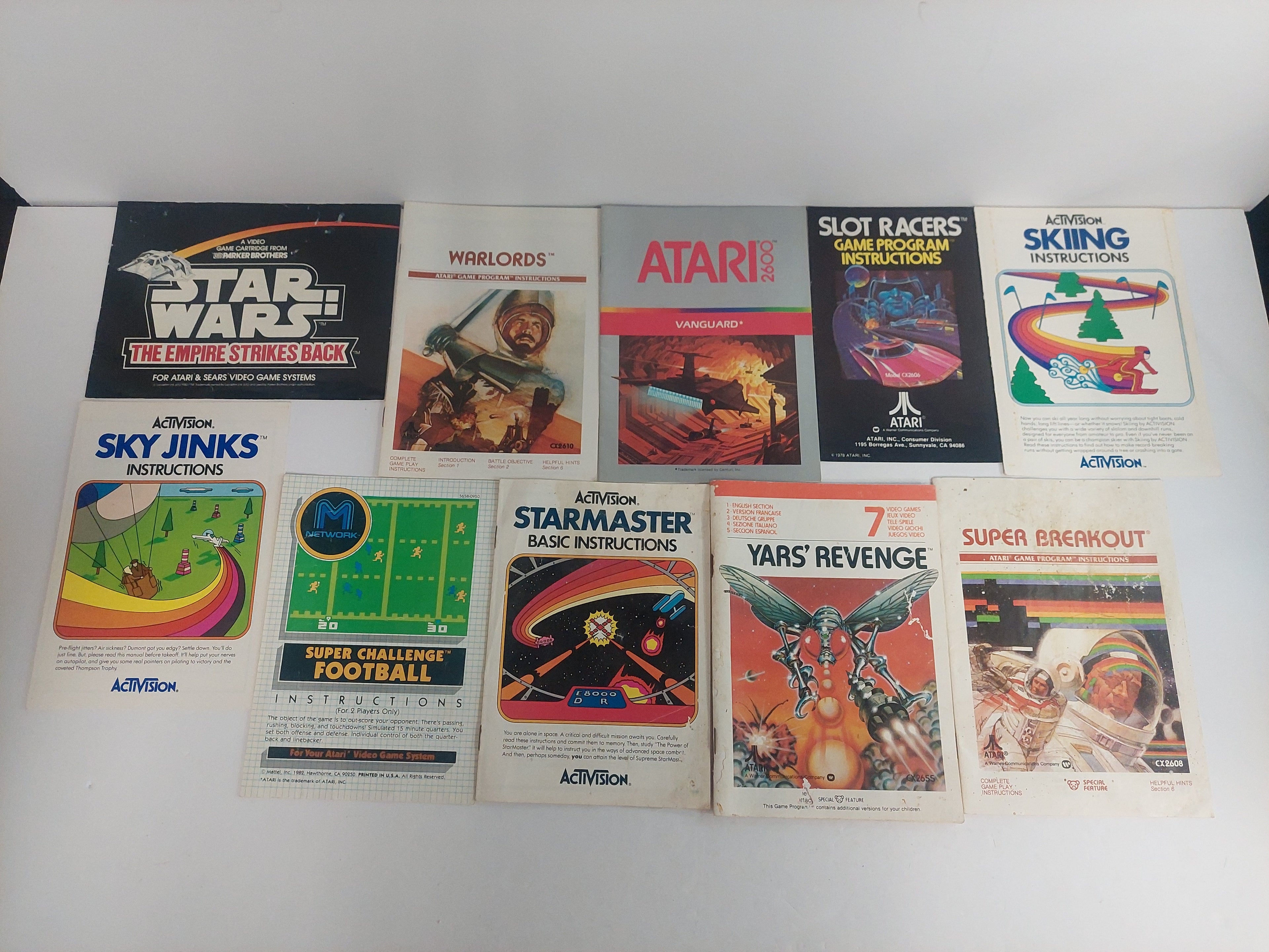 Atari 2600 Manual Instruction Booklet Lot C