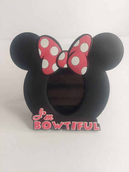 Disney Minnie Mouse I'm Bowtiful 4 in x 4 in Picture Frame