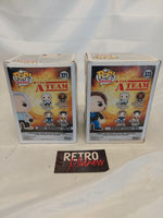 Lot of 2 Funko Pops The A Team Hannibal 371 and Faceman 373