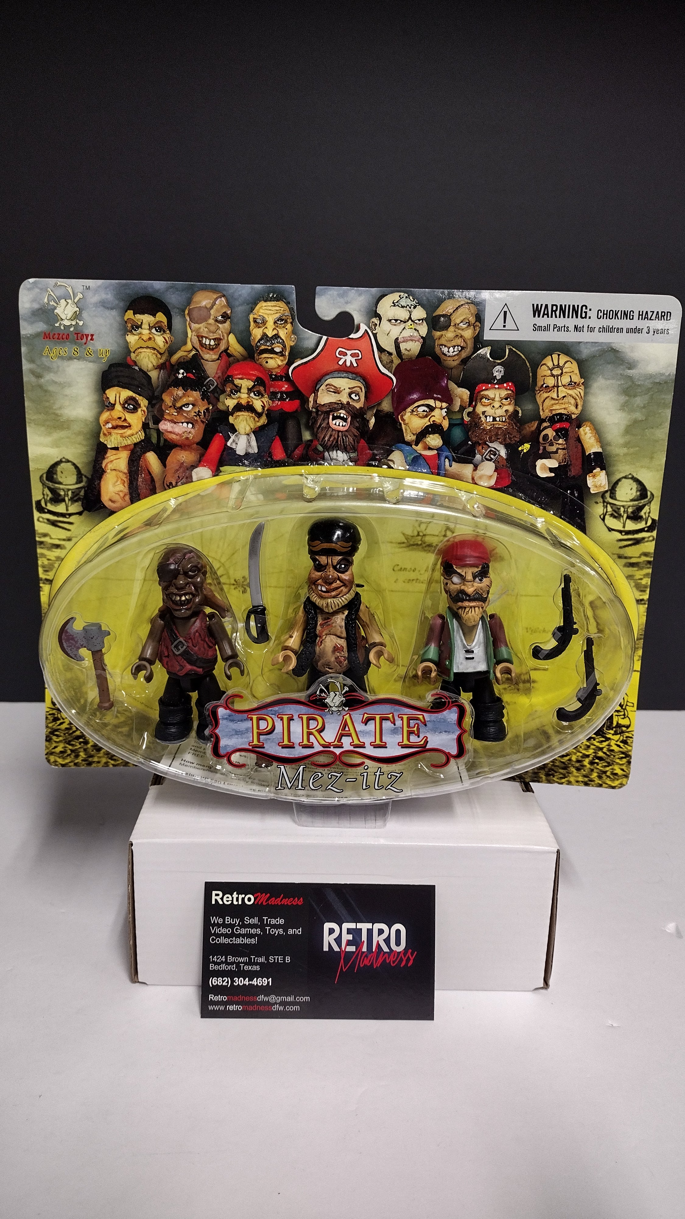 Vintage 2005 Mezco Toyz: Pirate Mez-itz (Unused/Deadstock)