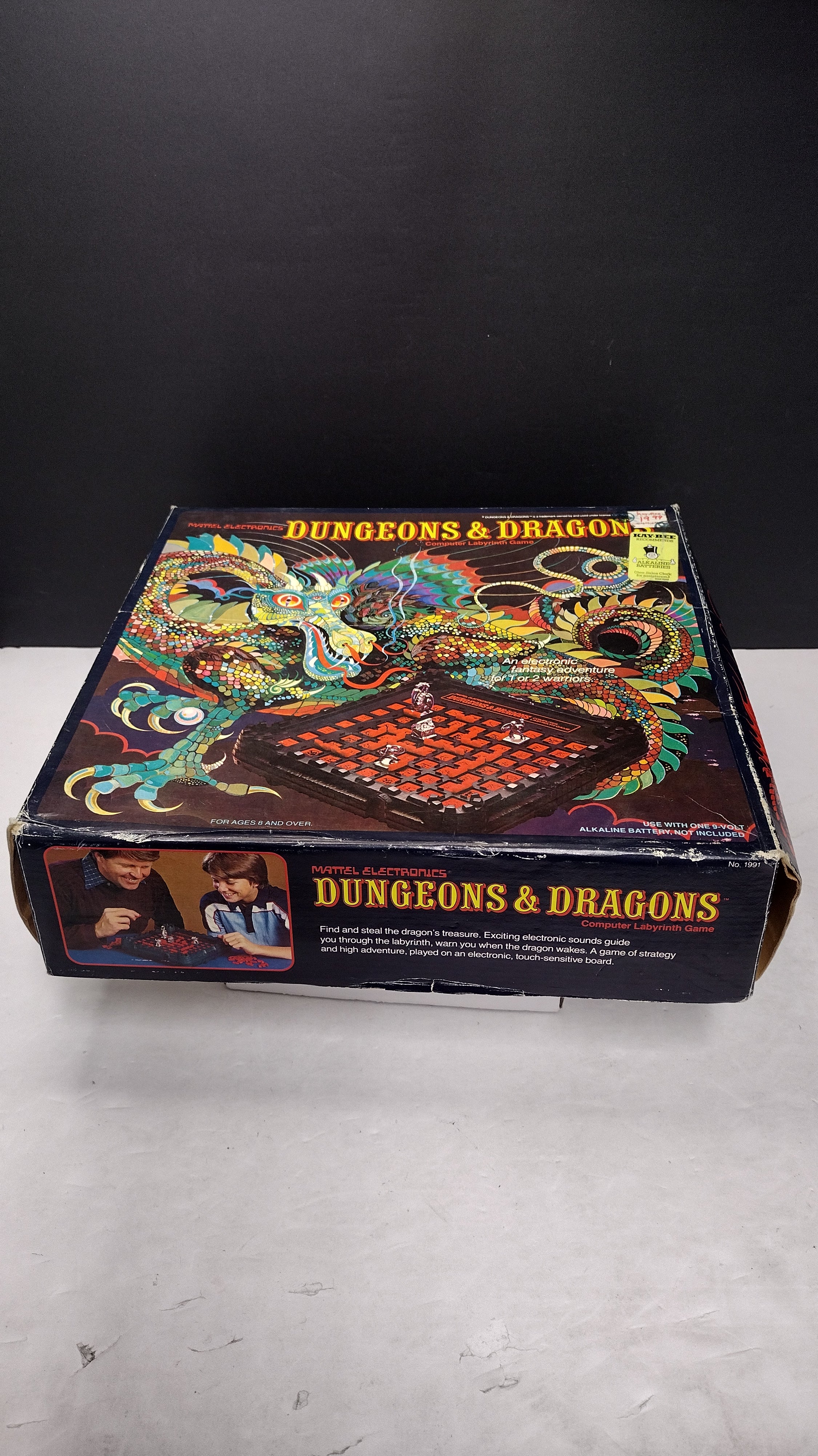 Vintage 1980 Mattel Electronics Dungeons & Dragons Computer Labyrinth Game (100% Complete with Box & Cards)