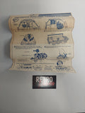 Vintage 1983 G.I. Joe Amphibious Personnel Carrier (APC) Blueprint Instructions