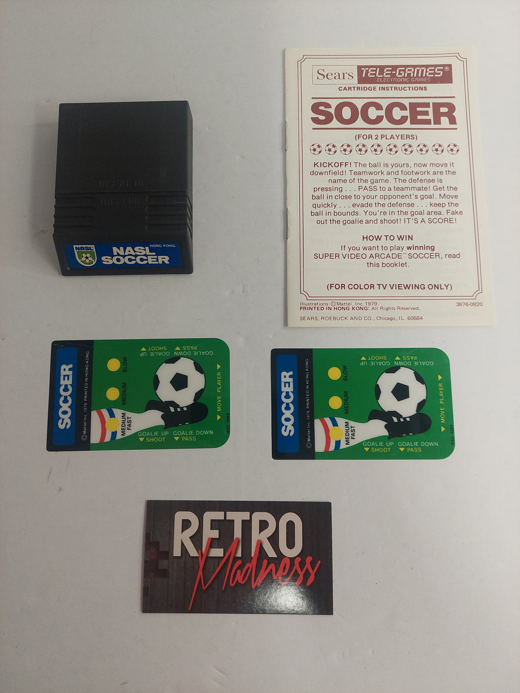 Sears Tele-Games Super Video Arcade Soccer CIB