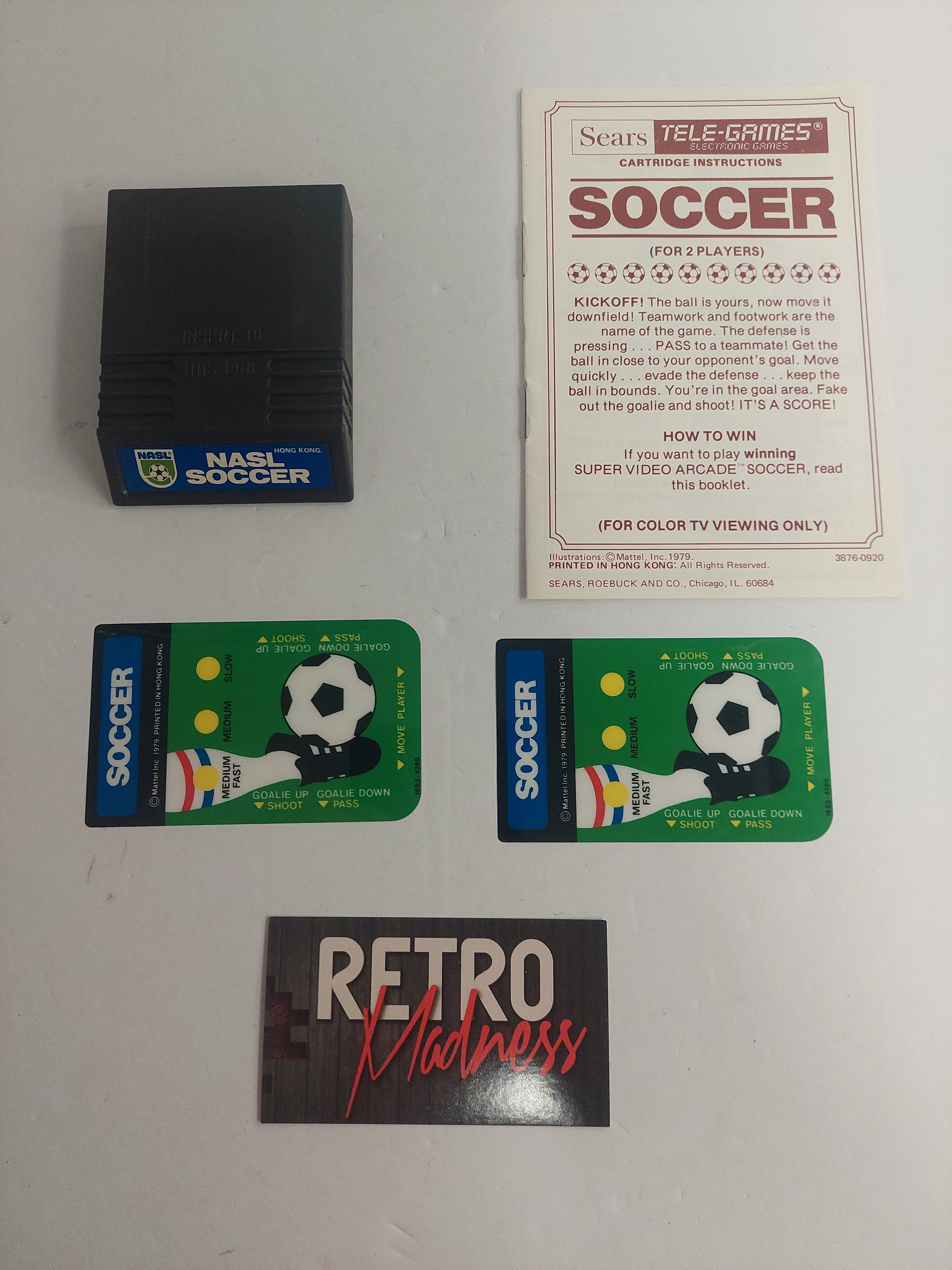 Sears Tele-Games Super Video Arcade Soccer CIB