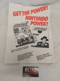 Vintage Super Nintendo Get the Power! Foldable Poster Insert