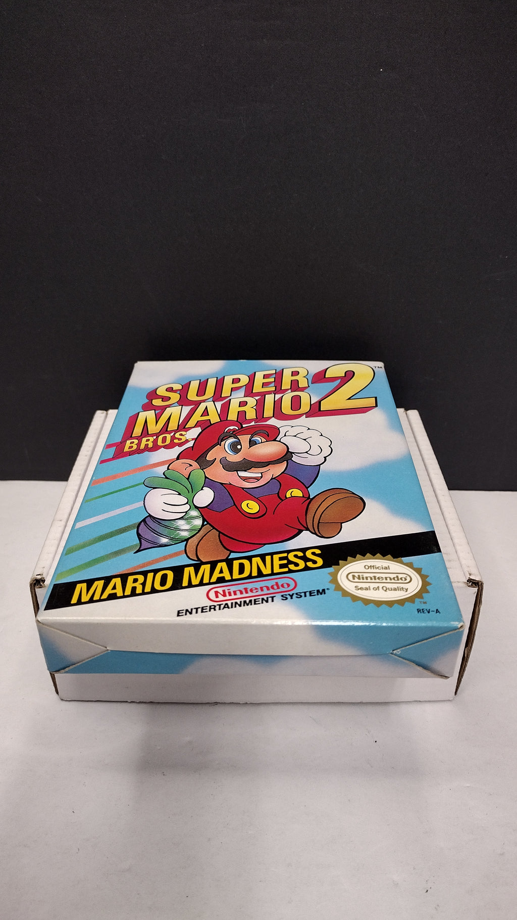 Vintage 1988 Nintendo NES Super Mario Bros. 2 (CIB - Missing Styrofoam)