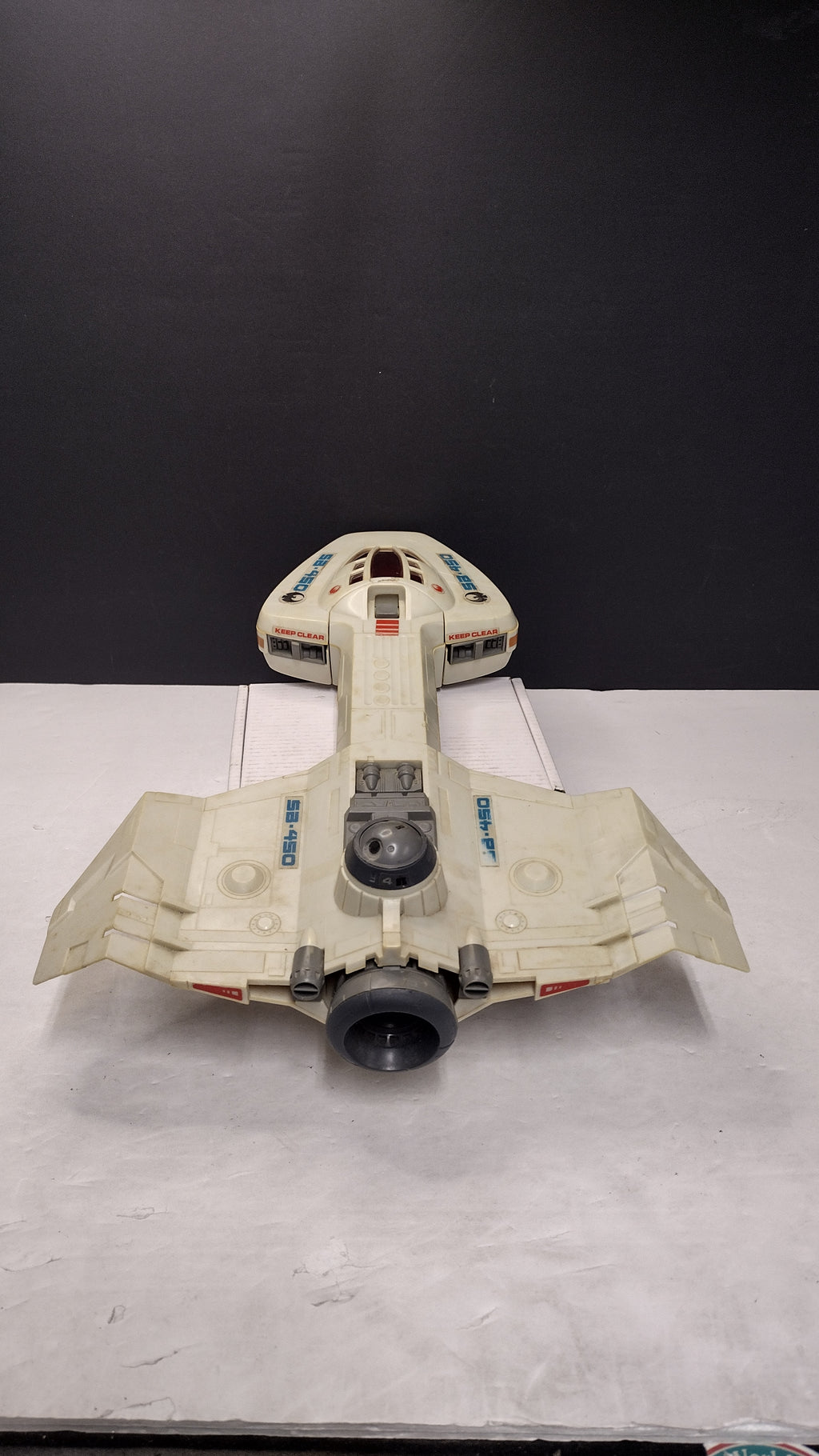 Vintage 1978 Milton Bradley Electronic Star Bird Command Space Ship (Tested & Working - Missing Wing Fins)