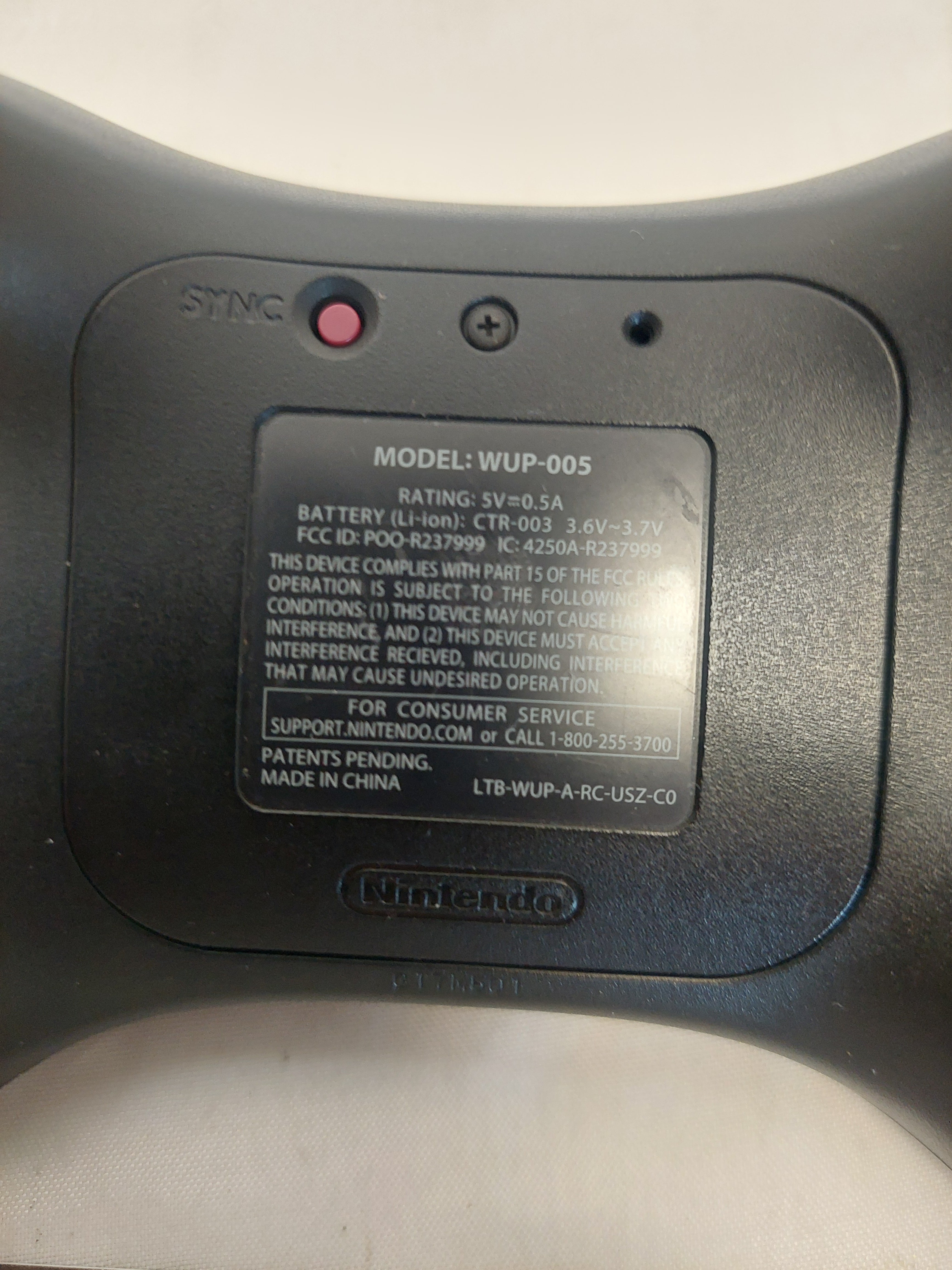 Nintendo Wii U Black Wireless Pro Controller WUP-005 Tested