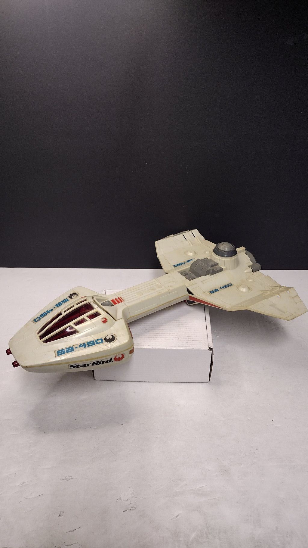 Vintage 1978 Milton Bradley Electronic Star Bird Command Space Ship (Tested & Working - Missing Wing Fins)