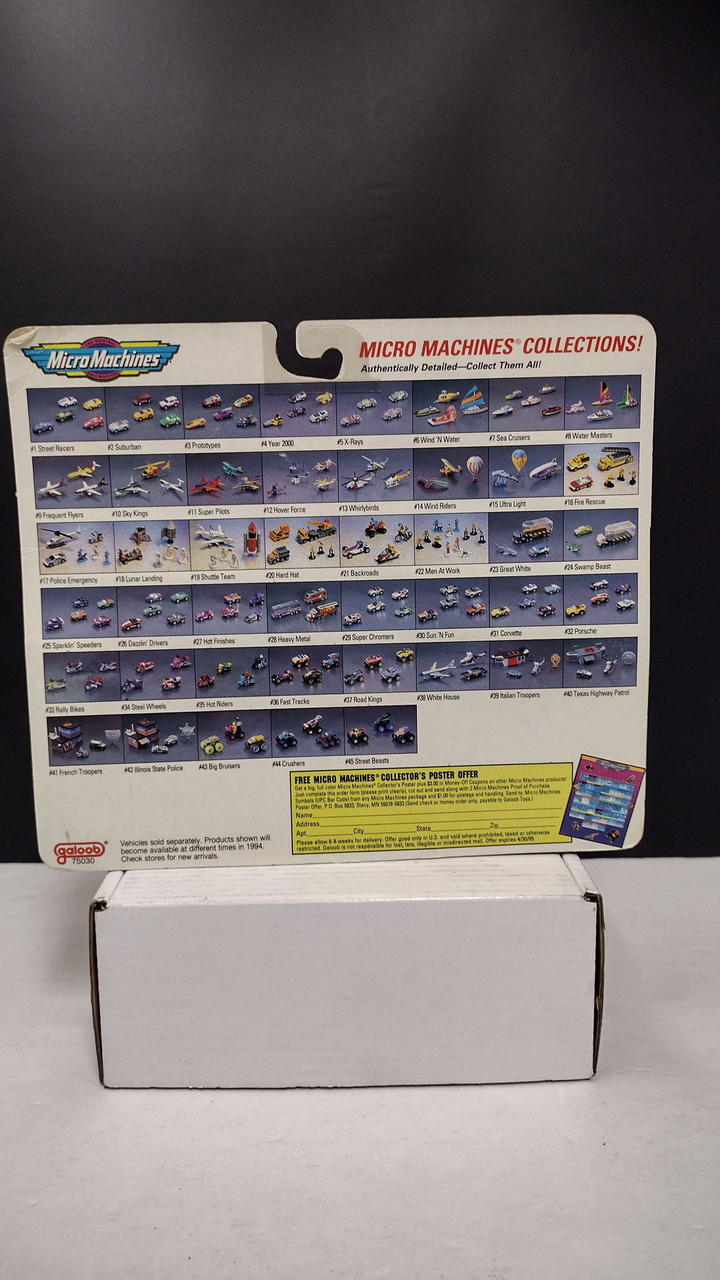 1993 Micro Machines Action Adventures #18 Lunar Landing Collection NIB