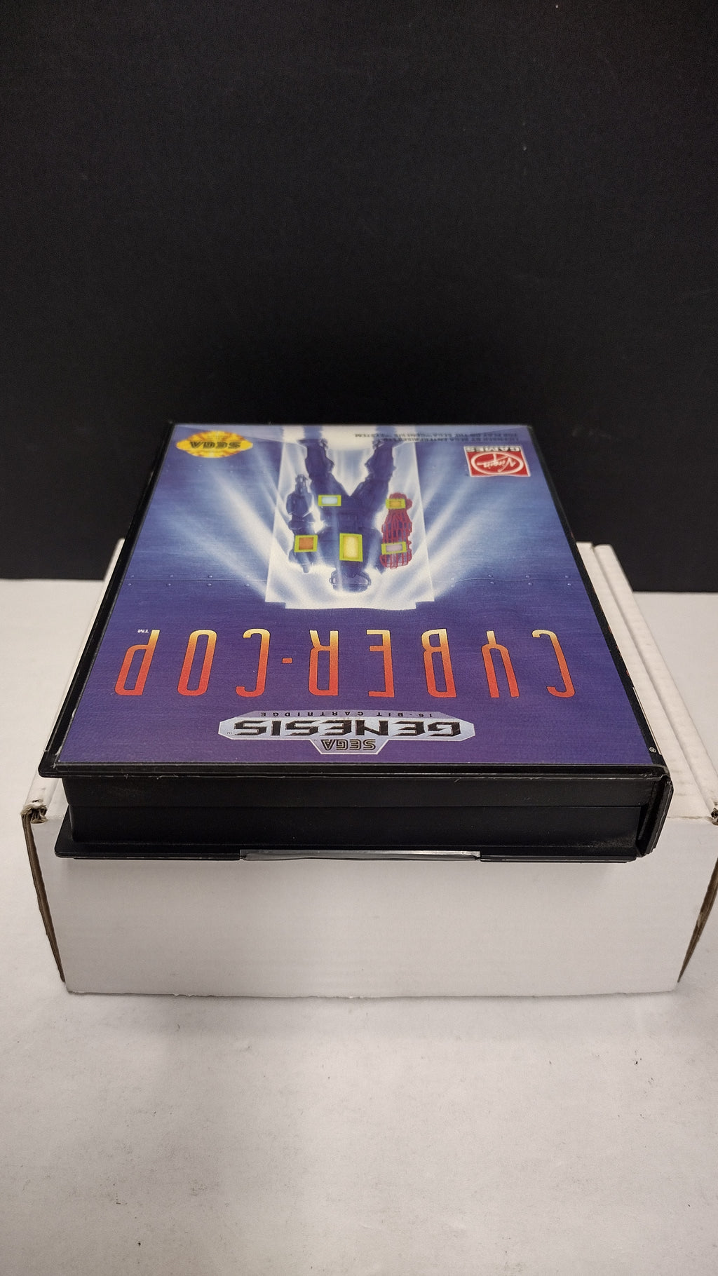 Sega Genesis Cyber Cop Original Hard Shell Case ONLY (No Game / No Manual)