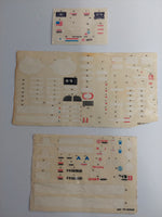 Vintage Lot of G.I. Joe Decal Sheets