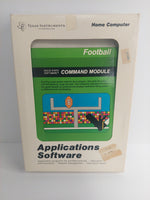 Texas Instruments Home Computer Applications Software Football Untested