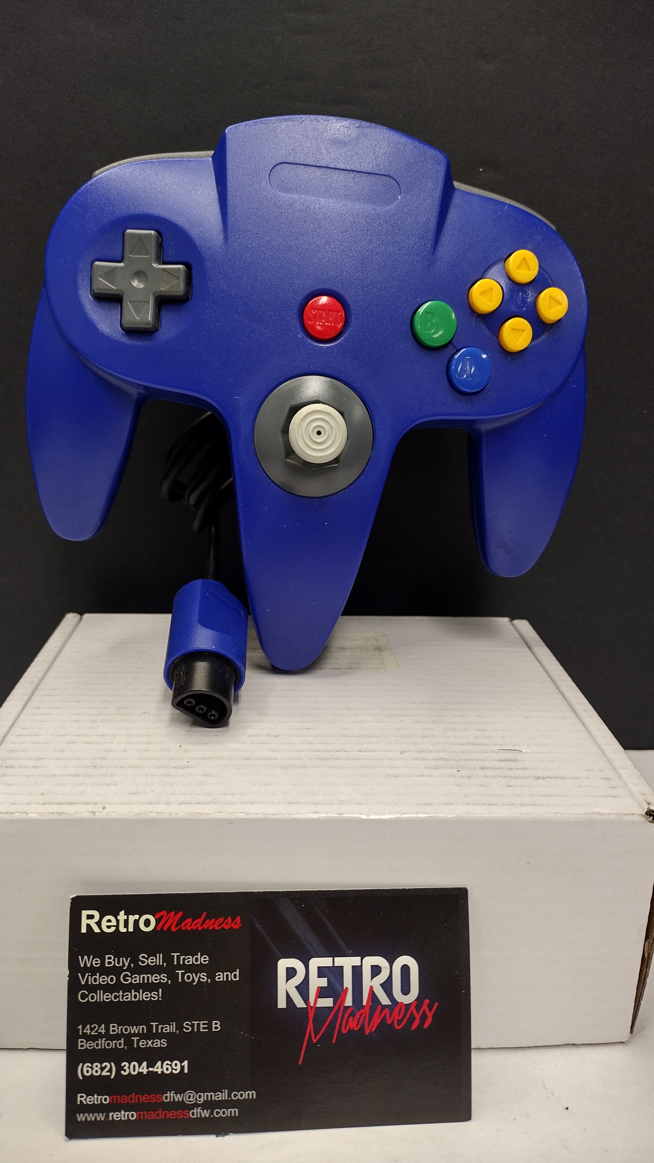 Third-Party Nintendo 64 Controller (N64 Wired Gamepad - Tested & Fully Working)