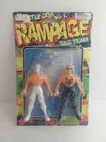 Wrestle Rampage Tag Team Sun King and The Spider Figures