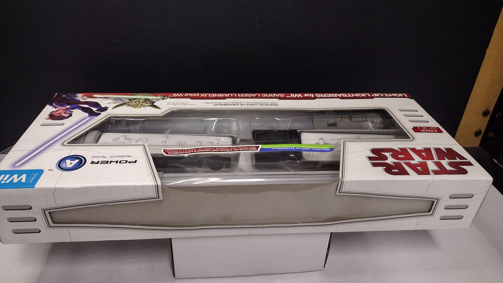 Nintendo Wii Star Wars Light-Up Lightsabers 2-Pack [Anakin Skywalker & Yoda]  (PowerA - Brand New & Factory Sealed)