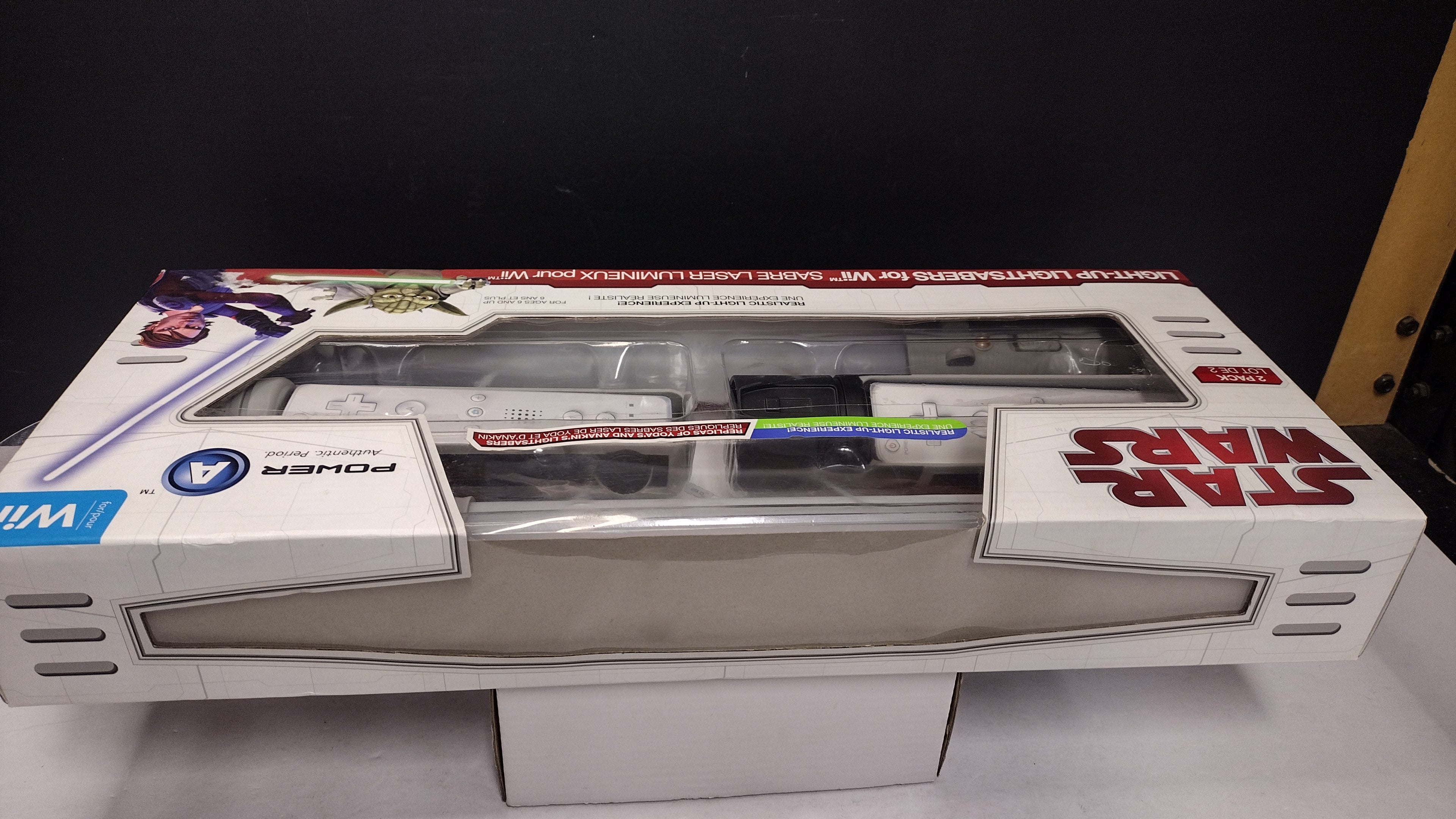 Nintendo Wii Star Wars Light-Up Lightsabers 2-Pack [Anakin Skywalker & Yoda]  (PowerA - Brand New & Factory Sealed)