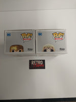 Funko Pop DC Wonder Woman 84 Golden Armor 323 and The Cheetah 328 Lot