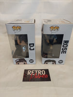 Lot of 2 Funko Pops Star Wars The Last Jedi DJ 207 and Rose 197