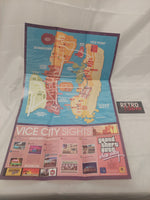 Xbox Grand Theft Auto Vice City Instruction Manual and Poster Insert ONLY