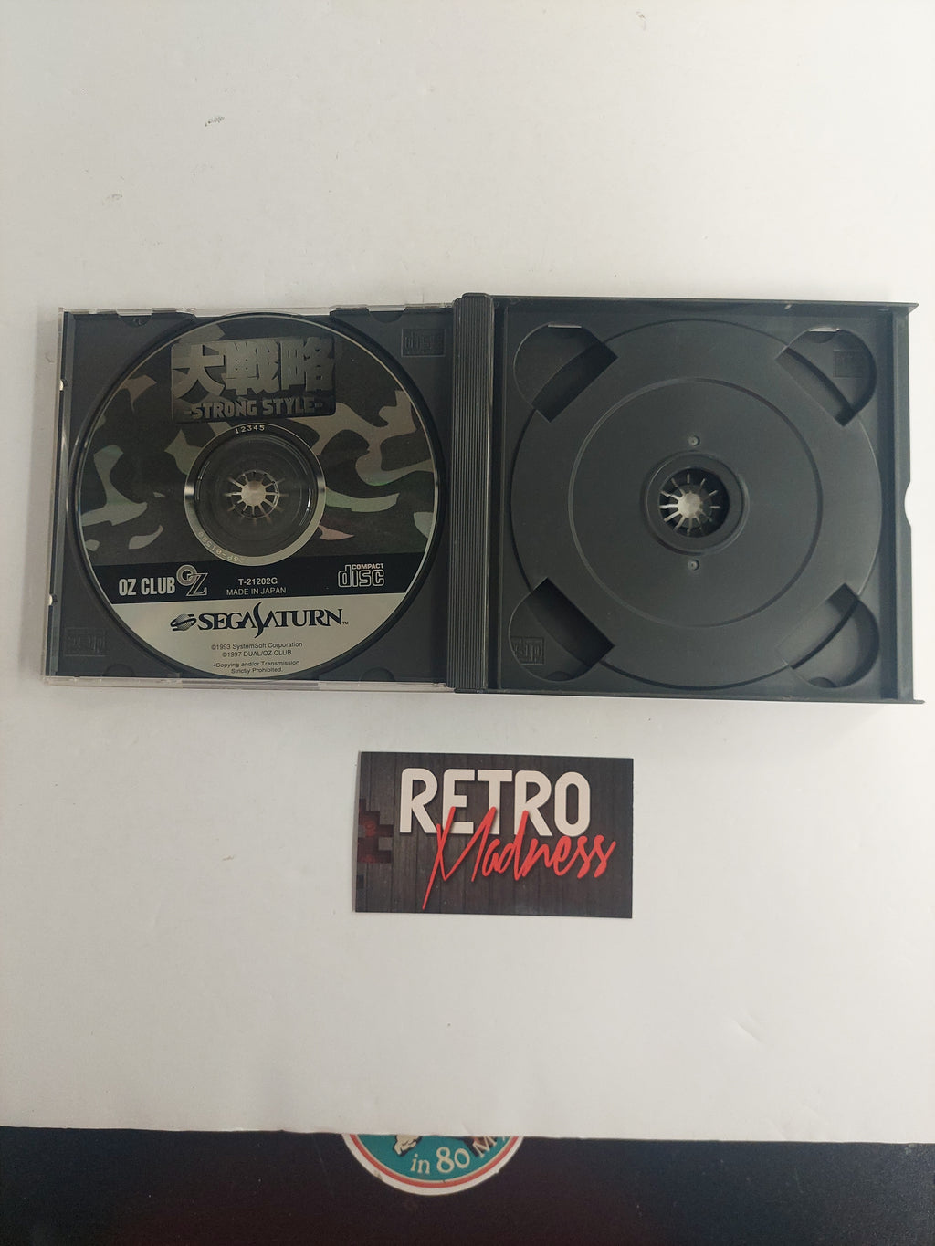 JP Sega Saturn Daisenriyaku Strong Style  Game Incomplete Untested