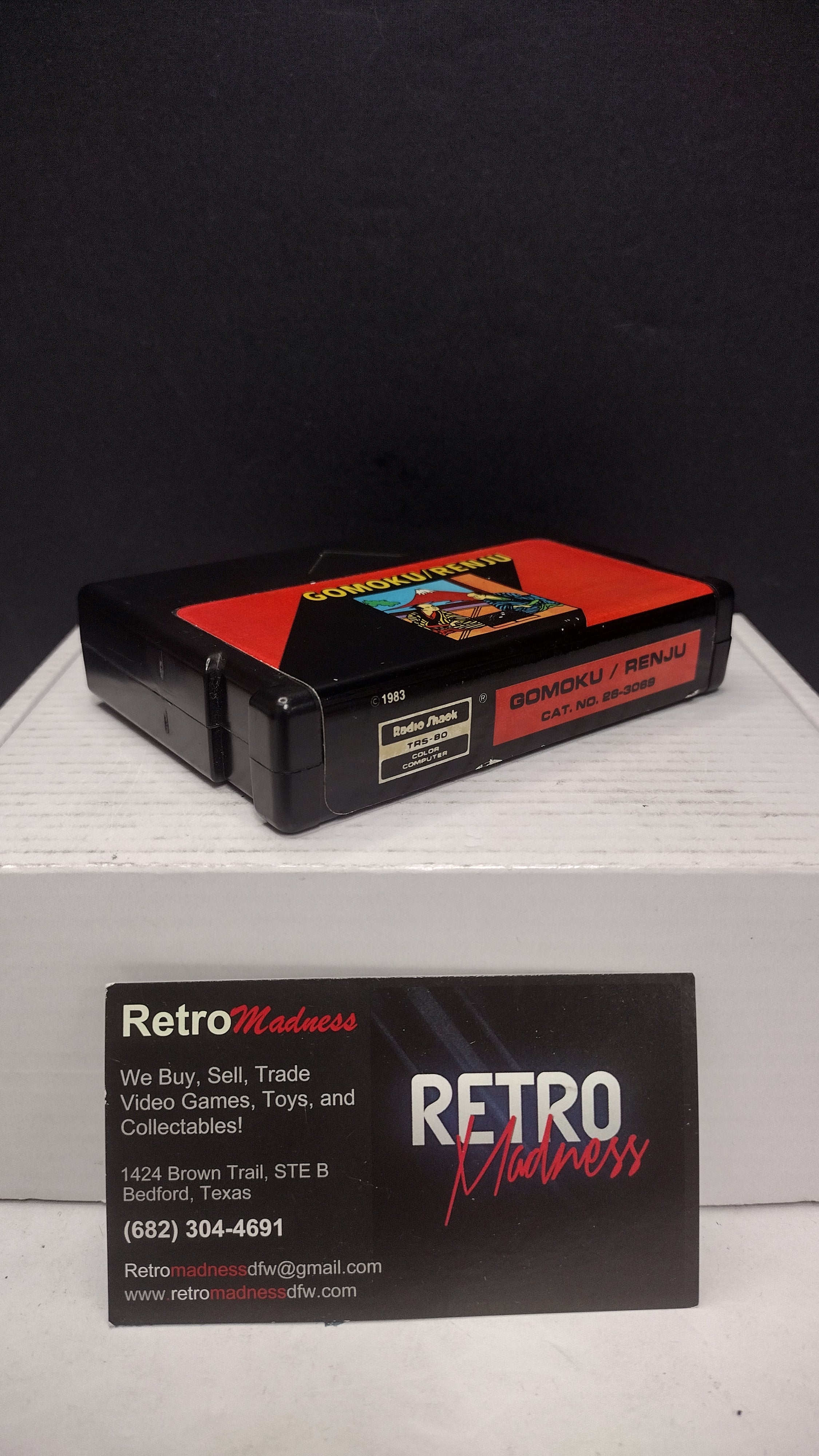 Vintage Tandy Radio Shack TRS-80 Gomoku/Renju Program ROM Cartridge (Cat. No. 26-3069 - Loose, Tested & Working)