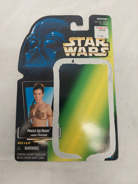 Star Wars The Power of the Force Princess Leia Organa Card Back ONLY