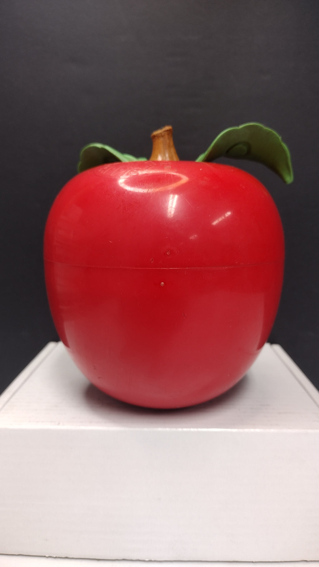 Vintage Fisher-Price Happy Apple Musical Chime Roly-Poly Toy