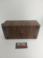 Kenmark Faux Walnut Wood Cassette Tape Storage Case