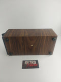 Kenmark Faux Walnut Wood Cassette Tape Storage Case