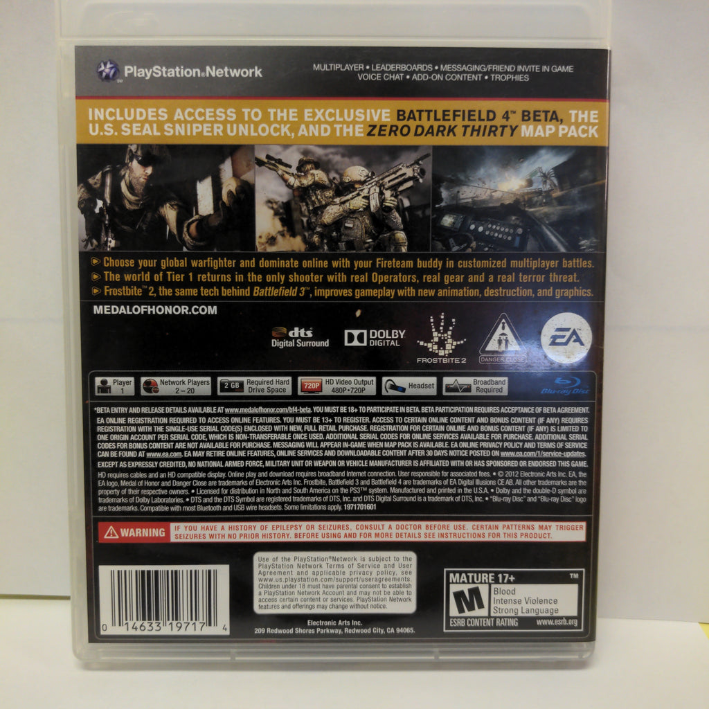 Medal of Honor Warfighter Limited Edition
