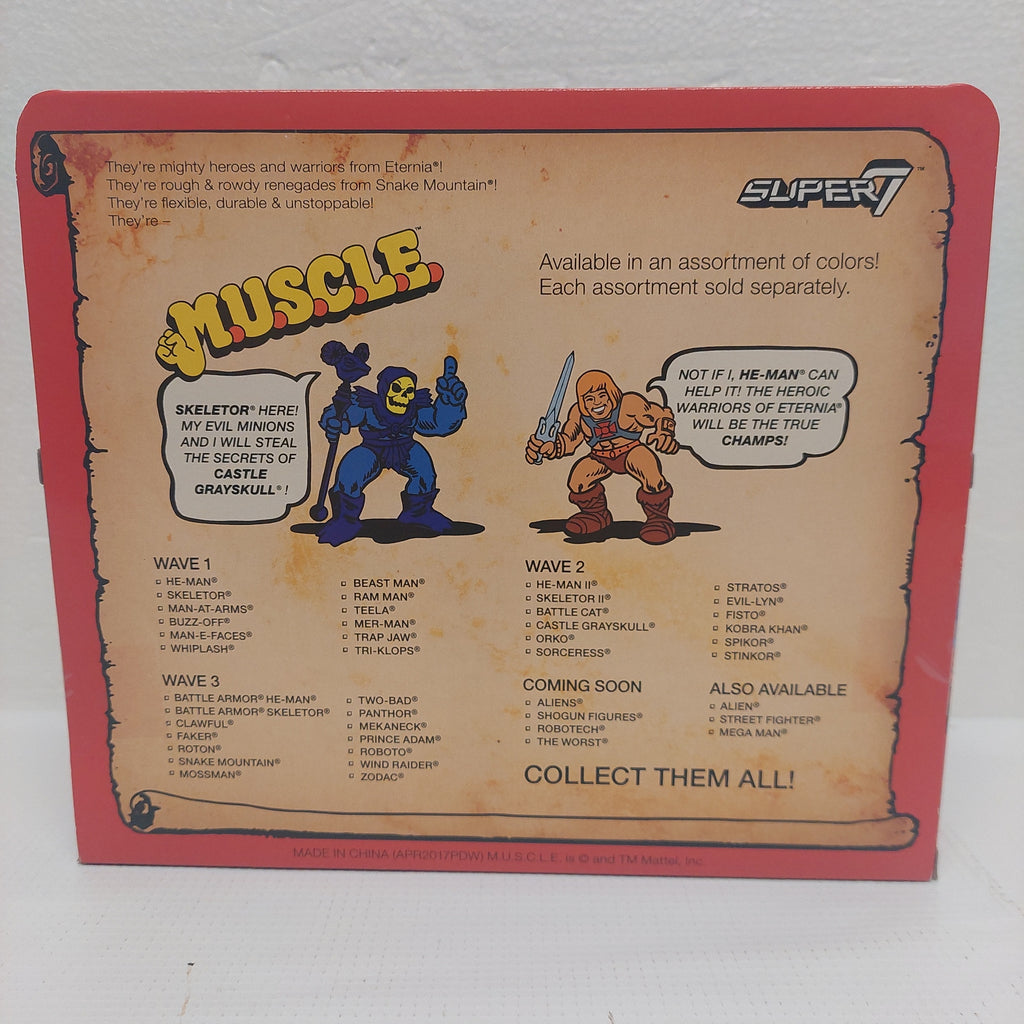 Masters of the Universe M.U.S.C.L.E. Wind Raider and Roton (Orange)