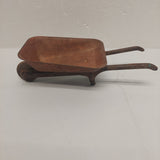 Vintage Prossed Steel Wheel Barrow