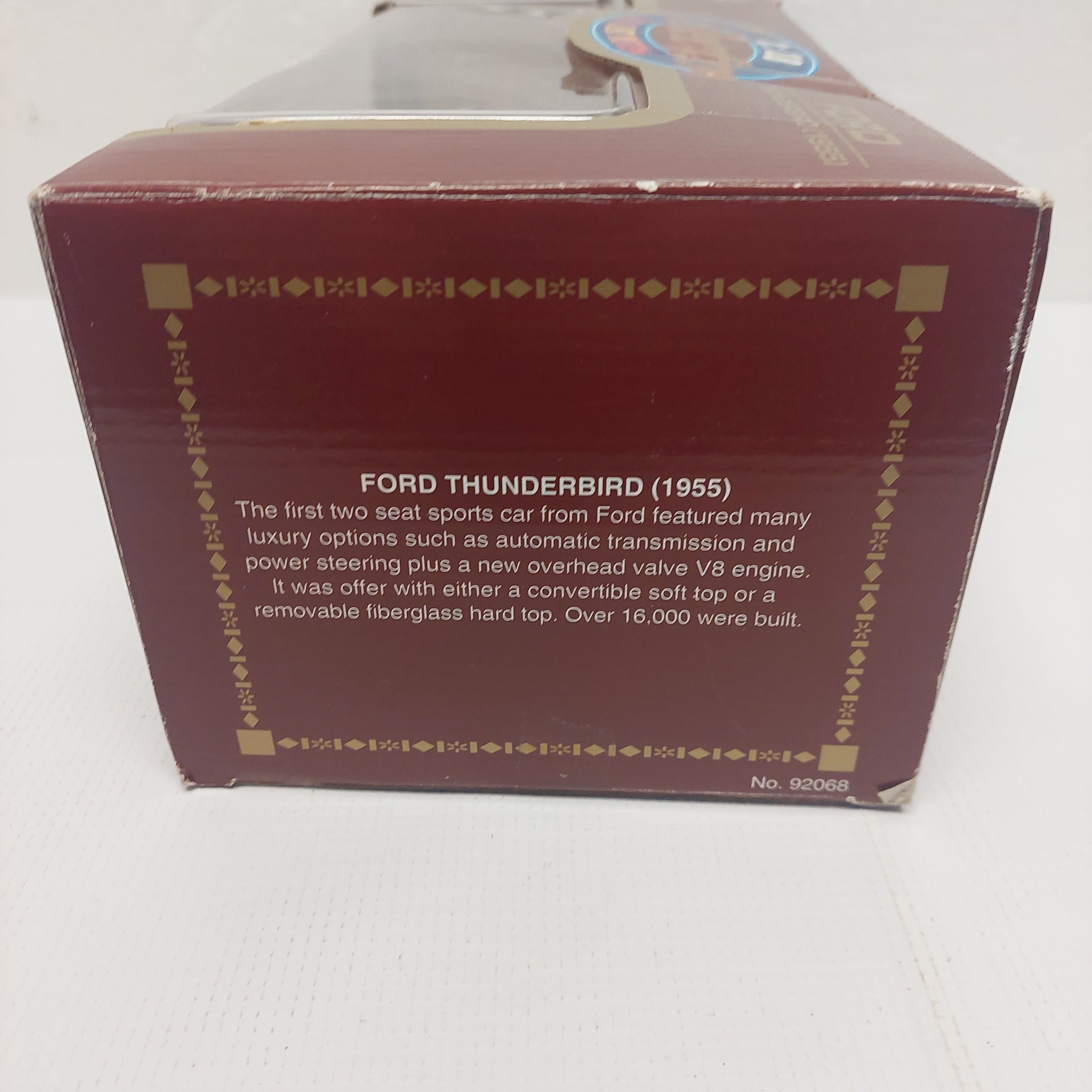 1955 Ford Thunderbird 1:18 Die Cast Metal