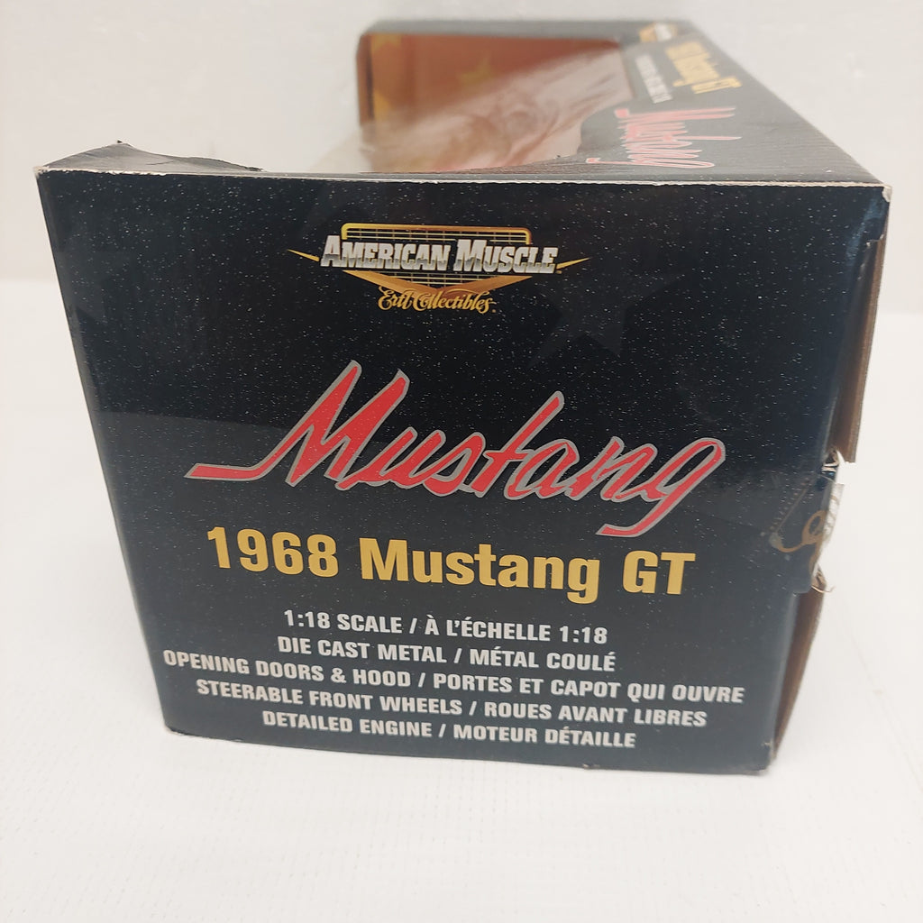 1968 Mustang GT 1:18 Die Cast Metal 1 of 5,000