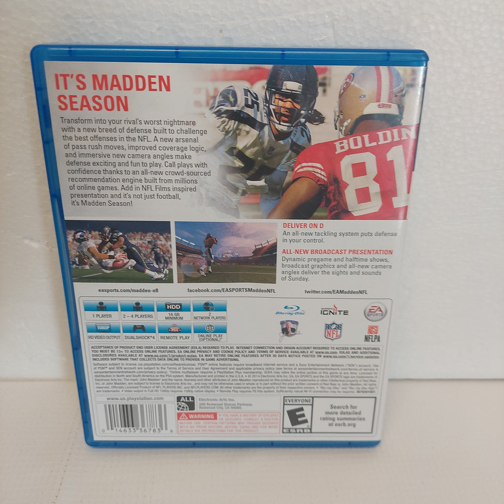 PS4 EA Sports NFL Madden 15