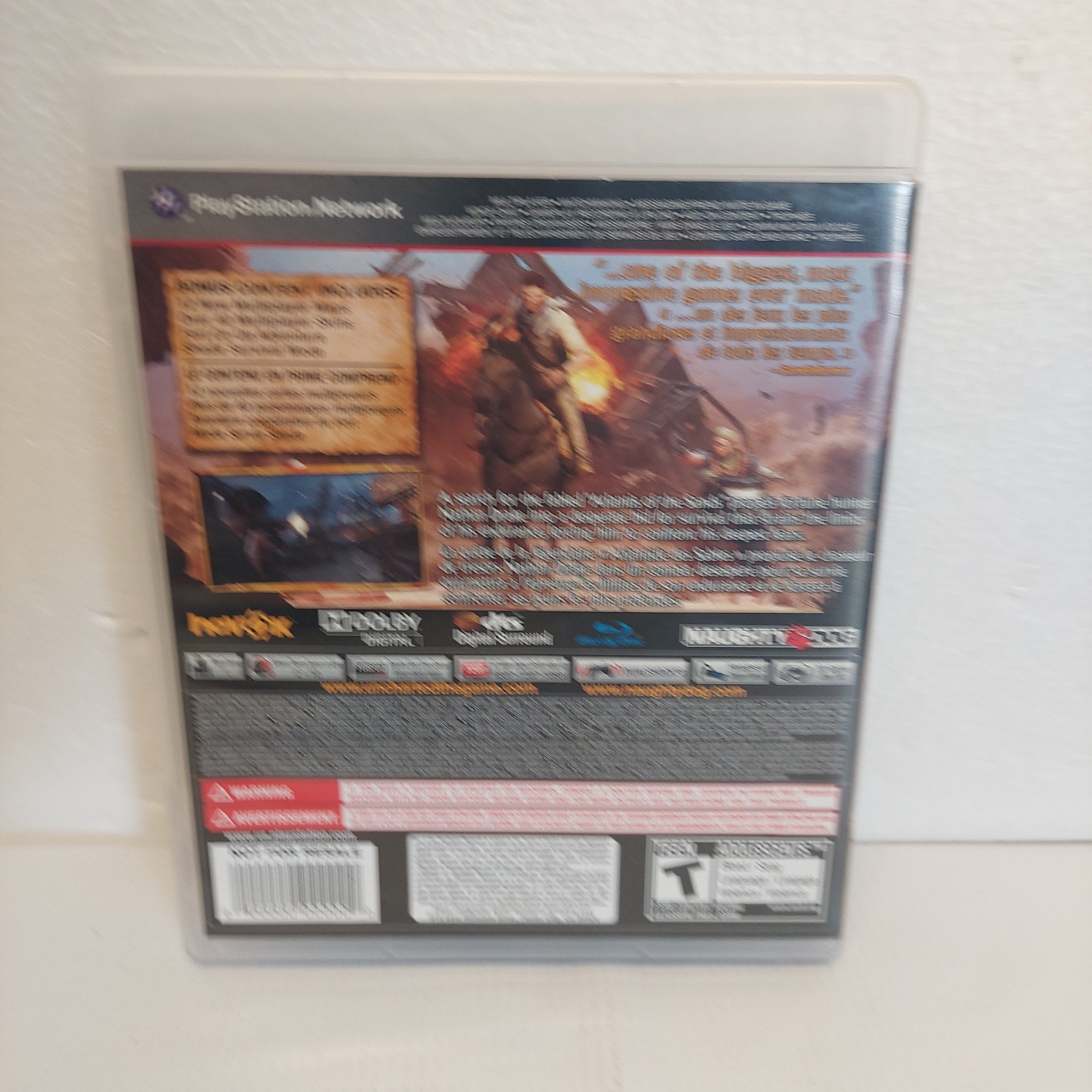 PS3 Uncharted 3 Drake's Deception Game Of The Year