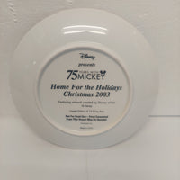 Disney "Home For The Holidays" 2003 Christmas Plate