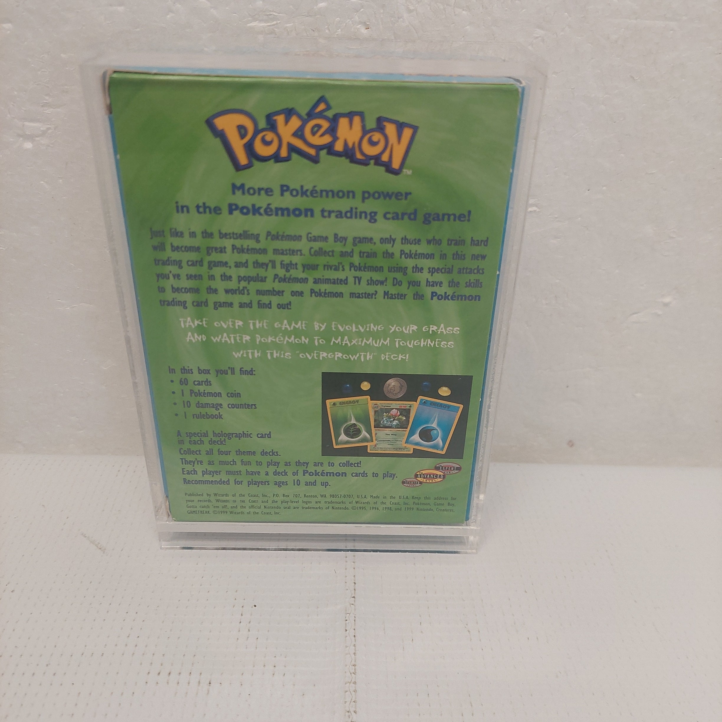 1999 Vintage Pokemon Overgrowth Box and Manual No Cards