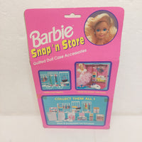 Barbie Snap 'N Store Quilted Doll Case Accessories