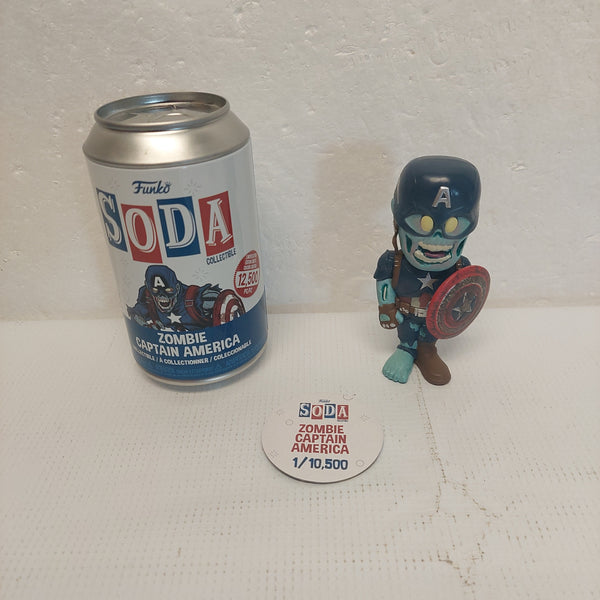 Funko Soda Zombie Captain America