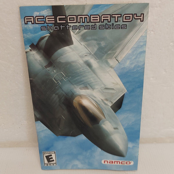 Ace Combat 04 Shattered Skies Instruction Manual ONLY