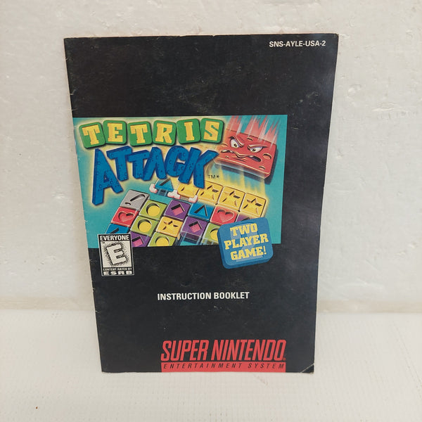 Tetris Attack Instruction Manual ONLY