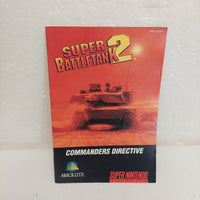 Super Battletank 2 Manual ONLY