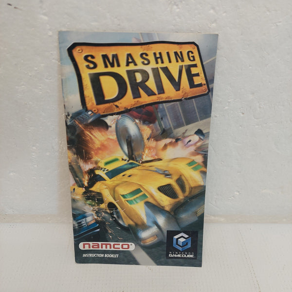 Smashing Drive Nintendo GameCube Manual ONLY
