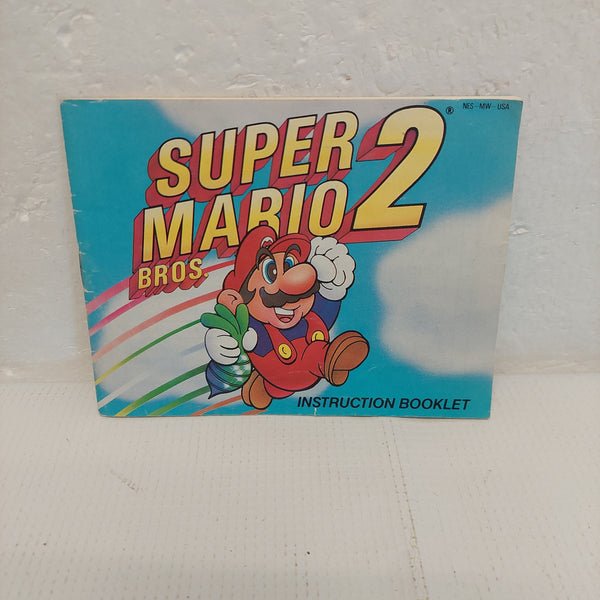 Super Mario Bros. 2 NES Manual ONLY